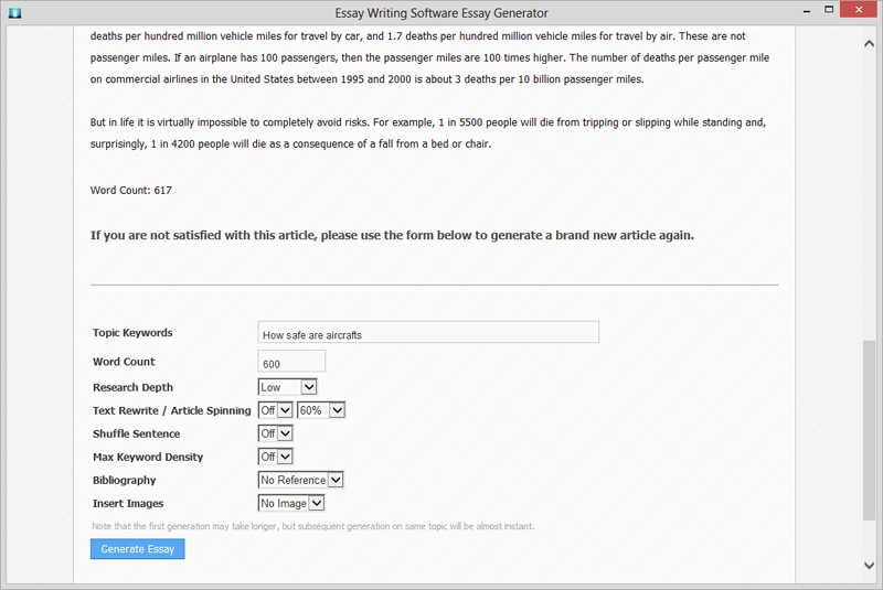 Essay Generator 1.0 full